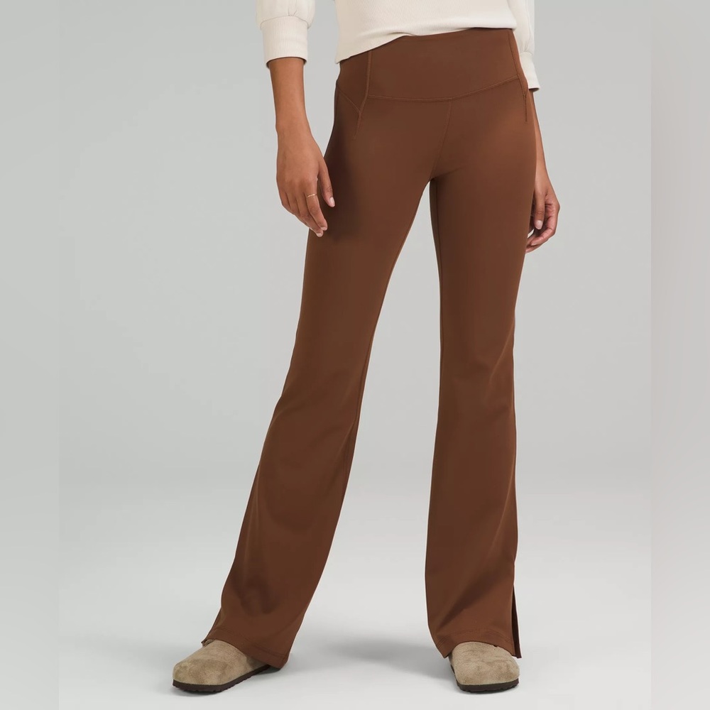 Lululemon Groove HR Split-Hem Flare Leggings Nulu size 10